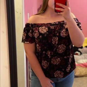 Velvet blouse